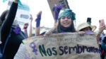 Internationella kvinnodagen den 8 mars 2021. Kvinnor i Mexiko City protesterar mot våld och för bättre villkor och mot de försämringar som skett under pandemin.