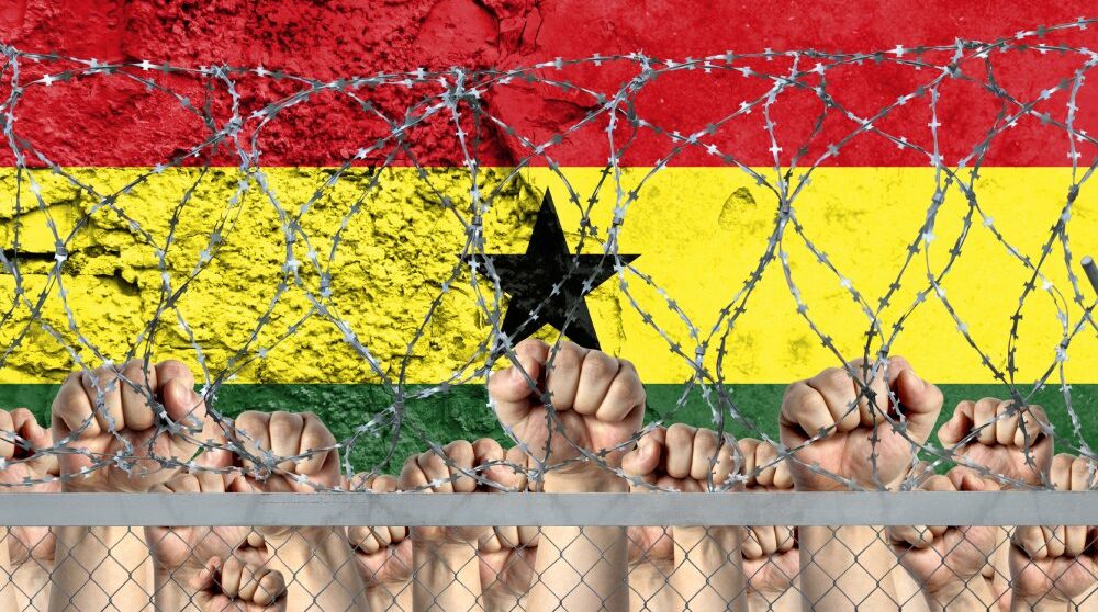 HBTQ människor riskerar upp till fem års fängelsestraff i Ghana. Foto: Shutterstock